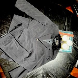 Classic Black Tahari Suit